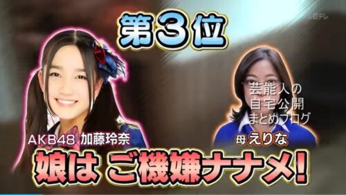 【元AKB48】加藤玲奈さんの実家自宅【画像】